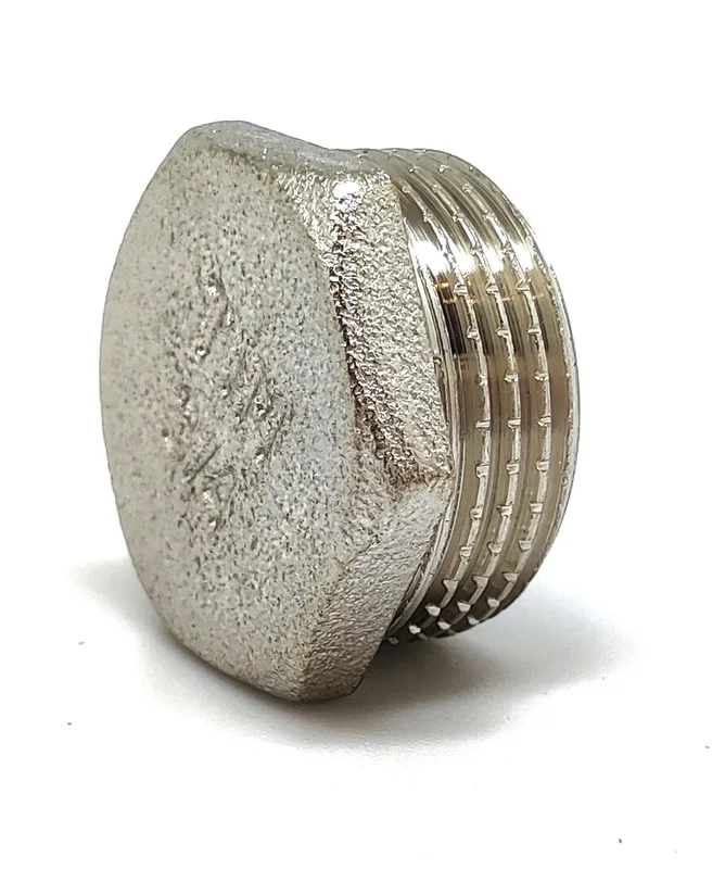 Заглушка TIM 25ш 1н НИКЕЛЬ 200/10