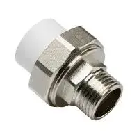 Американка Ф25*3/4 наруж. никел. ПП FD PLAST (100/25)