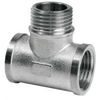 Тройник 1/2" * 1/2" * 1/2" г/ш/г хром TIM (80/20/1)
