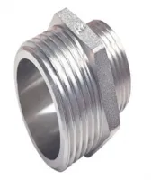 Ниппель переходной никелированный 11/2 * 3/4 ш/ш (ZEISSLER) (70/5)