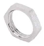 Контргайка без бортика никелированная 3/4 (ZEISSLER) (600/10)