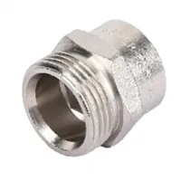 Переходник никелированный 1/2 x 3/4", "евроконус" (ZEISSLER) (200/10)