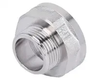 Переходник никелированный 1/2 * 3/8 г/ш (ZEISSLER) (310/10)