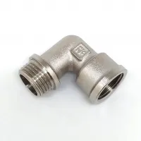 Уголок никелированный 1/2 " г/ш (ZEISSLER) (120/10)