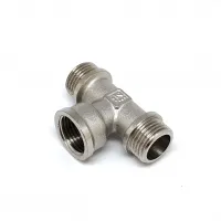 Тройник никелированный 1/2* 1/2* 1/2 ш/г/ш (ZEISSLER) (80/10)