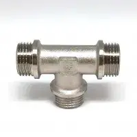 Тройник никелированный 11/2* 11/2* 11/2 ш/ш/ш (ZEISSLER) (13/1)