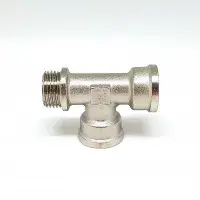 Тройник никелированный 3/4* 3/4* 3/4 г/г/ш (ZEISSLER) (40/5)