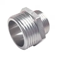 Ниппель переходной никелированный 2*1/2 *2 ш/ш (ZEISSLER) (18/3)