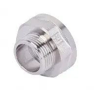 Переходник никелированный 21/2 * 2 г/ ш (ZEISSLER) (18/3)