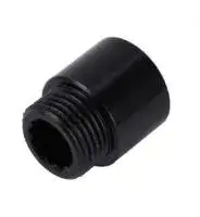 Удлинитель 1/2" г/ш - 40 мм латунный черный TIM (130/10)