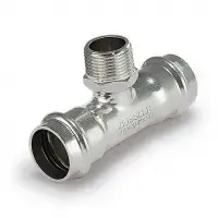 Тройник из нержавеющей стали 18*3/4*18 н.р. (ZEISSLER) (60/5)