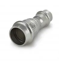 Mуфта двухраструбная 22*18mm из нержавеющей стали (ZEISSLER) (90/5)