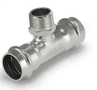 Тройник из нержавеющей стали 54*1*54 н.р. (ZEISSLER) (6/1)