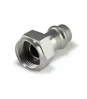 Муфта из нержавеющей стали с накидной гайкой 18*1/2 (ZEISSLER) (110/5)